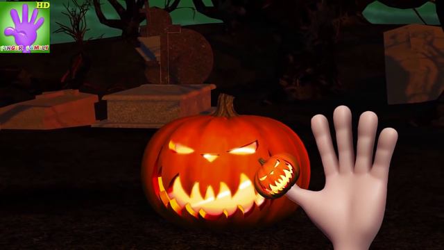 Halloween Pumpkin For Kids | Halloween Finger Family | Finger Family HD смотреть онлайн