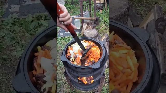 Готовим плов из Баранины #еда #плов #баранинанаподходе #клипмейкер #shorts #природа #баранина #дача смотреть онлайн