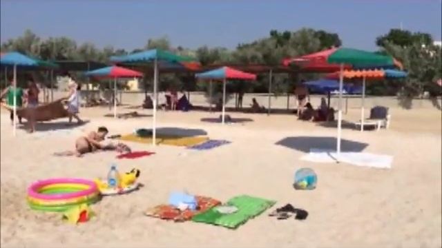 Чистый и ухоженный пляж для отдыха проживающим в Трех Толстяках