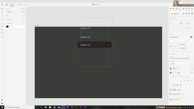 How to Create a Drop down Menu Component in Adobe XD | Tutorial смотреть онлайн