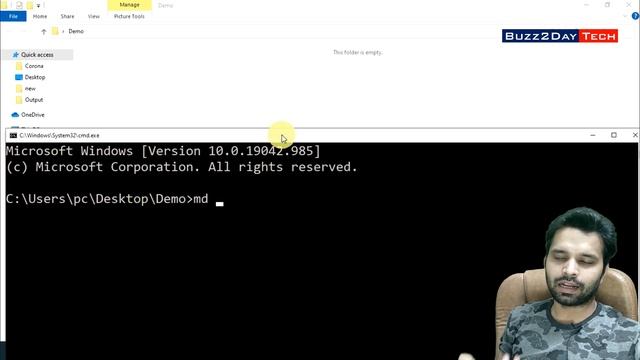 ? Create Multiple Folder at once using Command Prompt смотреть онлайн