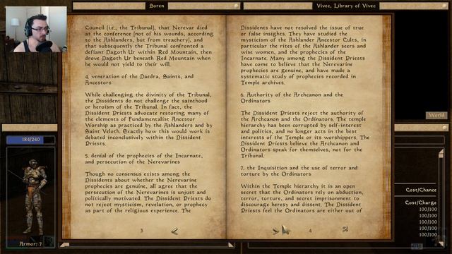 Let's Play Morrowind #15: Learning about the Nerevarine Cult смотреть онлайн