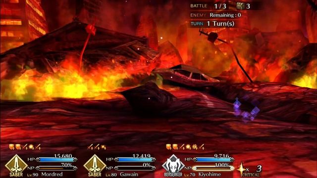 [Fate/Grand Order] Skeleton Hunt - Pride Rank (Lancer Node) 3 Turn Clear смотреть онлайн