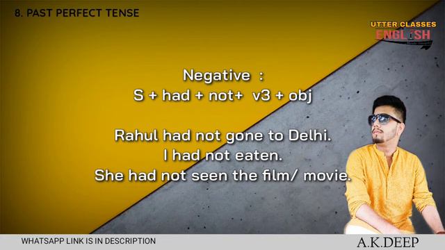 Past Perfect Tense || Utter Classes || Akdeep смотреть онлайн