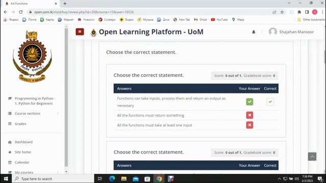 Python for beginners free online certificate | Fullstack developer - UOM | Answer key | MR WinTech смотреть онлайн