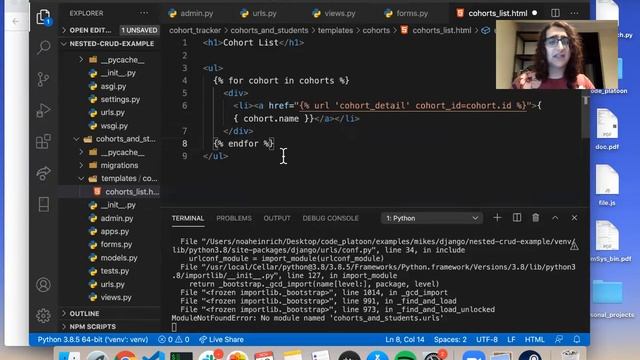 W7D3: Nested CRUD in Django (1 of 1) смотреть онлайн