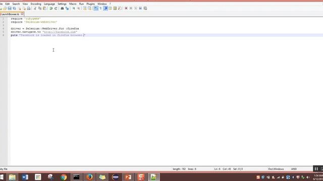 3. Beginners guide for Selenium webdriver using ruby - Session 1(Ruby and Selenium setup). смотреть онлайн