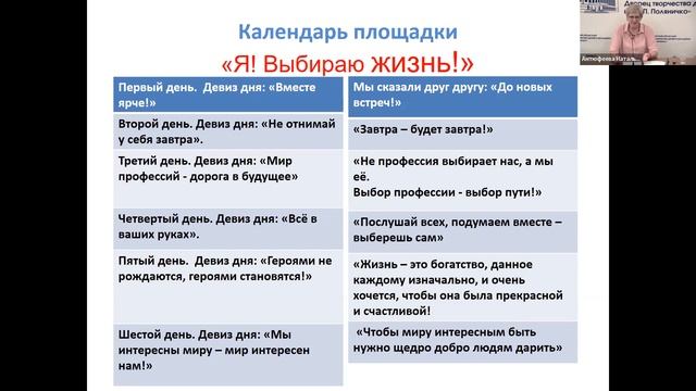 Выпуск 9. Организация профилактической работы с обучающимися во время каникул. смотреть онлайн