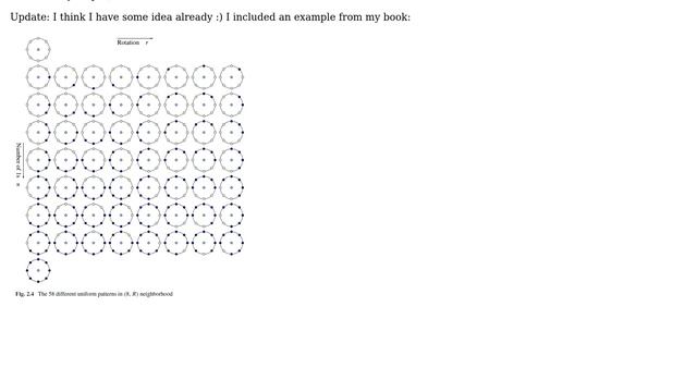 Number of different output labels in Local Binary Pattern смотреть онлайн