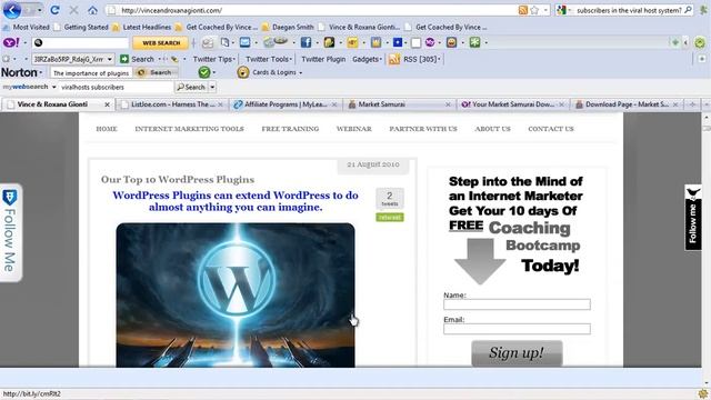 Our Top 10 Wordpress Plugins http://www.vinceandroxanagionti.com смотреть онлайн