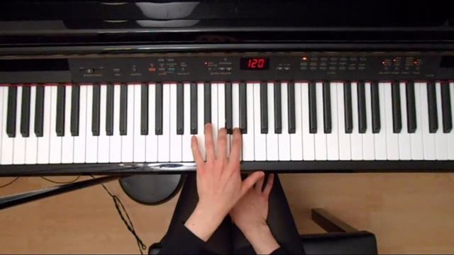 Online Piano Scales: G Minor Broken Chords tutorial смотреть онлайн