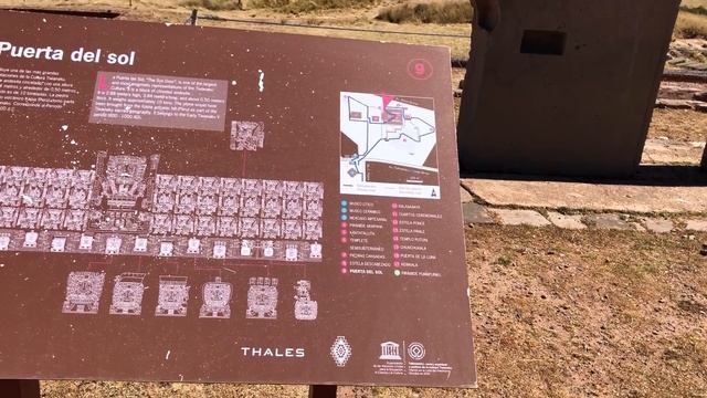 Южная Америка.Боливия.Рядом с Ла Пасом Комплекс 'Тиаунаку" и его "Ворота Солнца".Июнь2018 смотреть онлайн