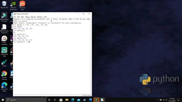 Python 3.9 Tutorials: List In Python | Accessing Lists | Python For Beginners | Python Tutorial смотреть онлайн
