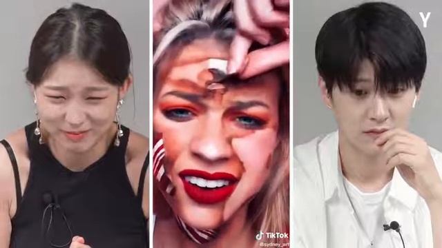 Korean Guy&Girl React To TikTok ‘Removal of Special Effects (SFX)’ for the first time | Y смотреть онлайн