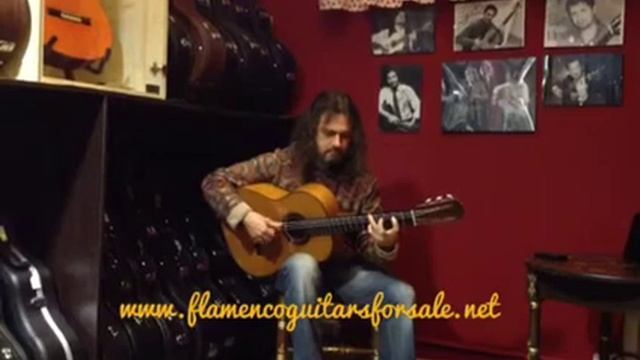 Хавьер Гавара играет на гитаре мастера Доминго Эстезо 1939 года. Гитара фламенко в продаже смотреть онлайн