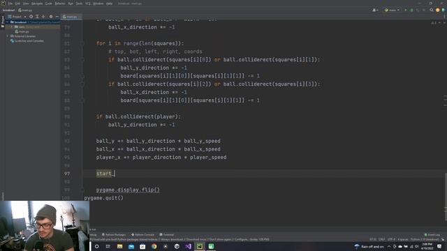 How to Make a Brick Breaker Game In Python! смотреть онлайн