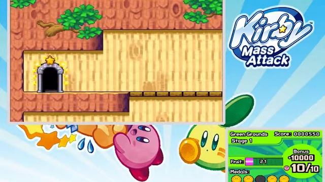 Let's Play Kirby Mass Attack Episode 2 - Monkey no steal my banana! смотреть онлайн