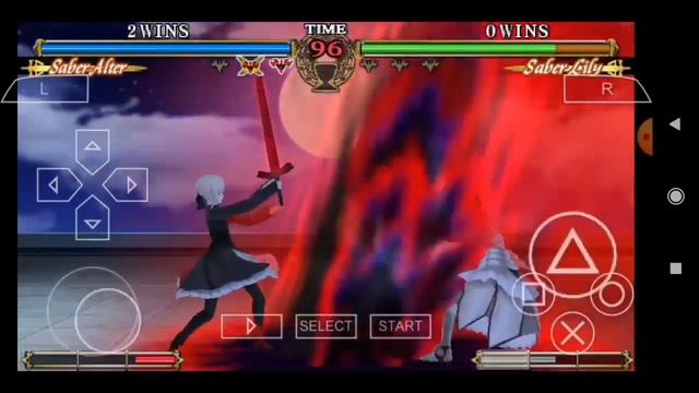 Fate Unlimited Codes PPSSPP Game - Saber Alter vs Saber Lily 2.0 смотреть онлайн