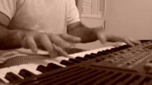 Piano improvisation. Blues. Roland EM-20