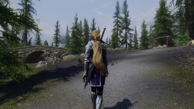 Skyrim Se Rudy End + Obsidian Weathers + NOLVUS Reshade смотреть онлайн