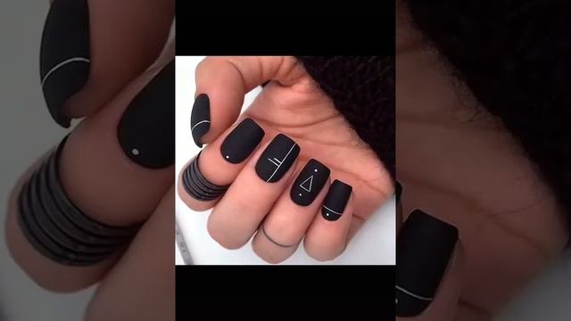 /Идеи маникюра матовый(черный)/, /маникюр/матовый/черный/девочки/маник/рек/ смотреть онлайн