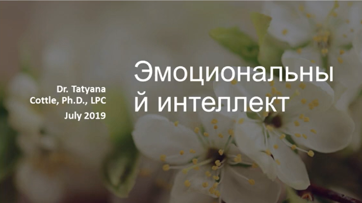 Вебинар Эмоциональный интеллект смотреть онлайн