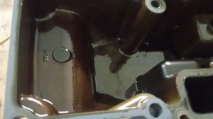 Сузуки DF15A. Как выглядит течь сальника коленвала.