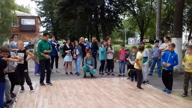 Брейк Данс Рязань 27.08.2017. разминка смотреть онлайн