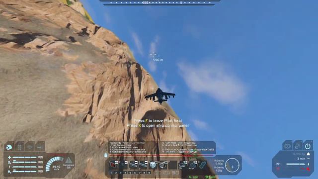 Space Engineers | SENB Harrier Build - CCIP Camera Test смотреть онлайн