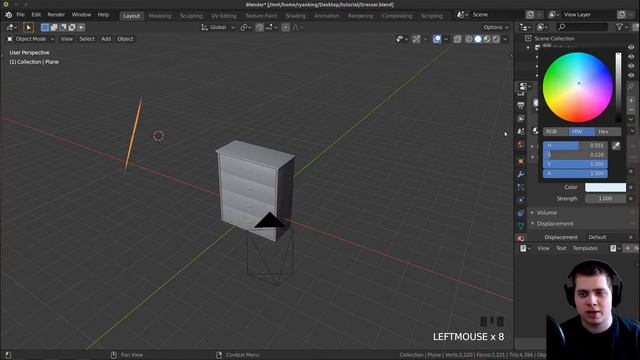 How to create a Dresser in Blender (Realistic Furniture Tutorial) смотреть онлайн
