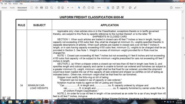 NATIONAL RAILROAD COMMITTEE UNIFORM FREIGHT CLASSIFATION 6000 RULES PART 2 смотреть онлайн