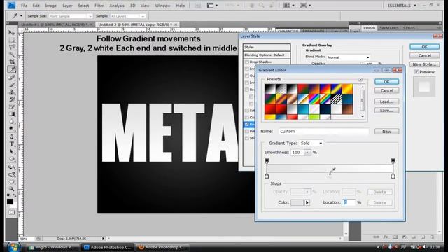 H4D Tutorial5 [HD] - Metal (Photoshop CS4/CS3) смотреть онлайн