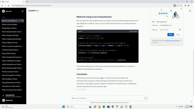 python check if any elements in list satisfy condition смотреть онлайн