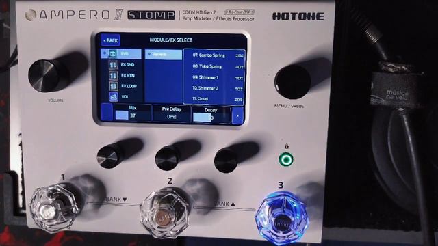 Ampero Stomp 2 -- Reverbs смотреть онлайн