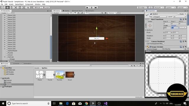 3 - Make a Jigsaw puzzle game in Unity3D - Episode 3(Last) смотреть онлайн