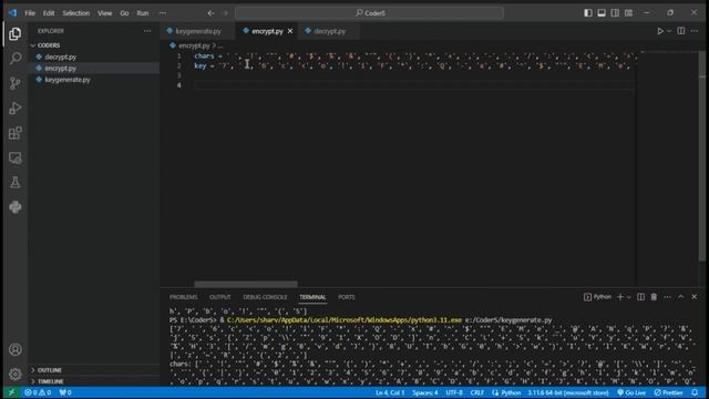 encryption and decryption using own key with python. смотреть онлайн