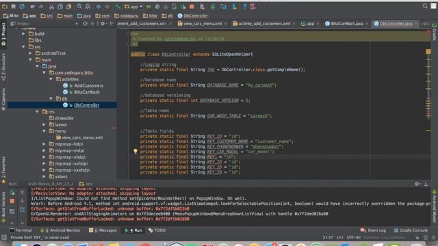 04 Create SQLite Database смотреть онлайн