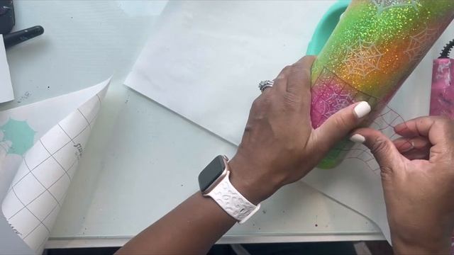 Power Wash Spooky Halloween Neon Glitter Tumbler Tutorial смотреть онлайн