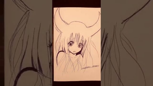 Рисовать милых аниме девушек демонов просто ) смотреть онлайн