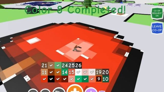 ?РАСКРАШИВАЕМ КАРТИНЫ ПО НОМЕРАМ! У КОГО ЛУЧШЕ КАРТИНА?!.. Roblox Color by number?? смотреть онлайн