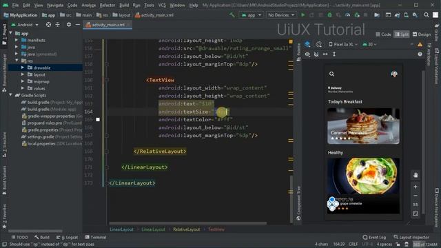 Android UI Design Tutorial | Food App UI Design | UiUX Tutorial смотреть онлайн