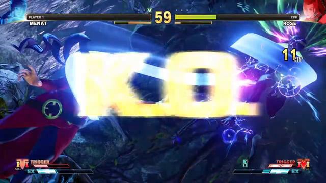 STREET FIGHTER V Menat vs Rose смотреть онлайн