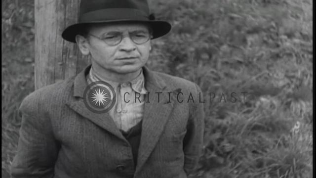 A German spy is executed by US Seventh Army in Kitzingen, Germany during World Wa...HD Stock Footag смотреть онлайн