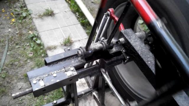 Самодельная лучковая дровяная электропила-4/ DIY. Electric Mechanical Drag Saw-4. смотреть онлайн