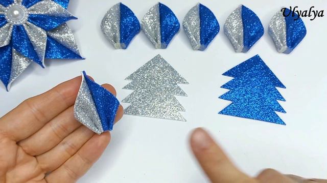 Flowers From Foamiran❤️Simple and Beautiful Foam Eva❤️How To Make Flowers From Glitter foamiran❤️ смотреть онлайн