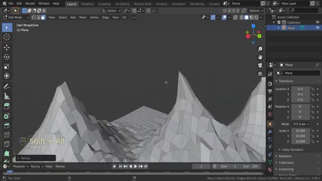 Мастер-класс «Создаём ландшафт в Blender» смотреть онлайн