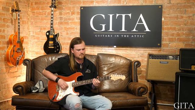 Fender Made In Japan Limited Edition Stratocaster In Sunset Orange Metallic - Guitars In The Attic смотреть онлайн