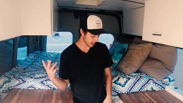 Van Tour | Ford Transit 350 | Fixed Bed | DIY Build смотреть онлайн