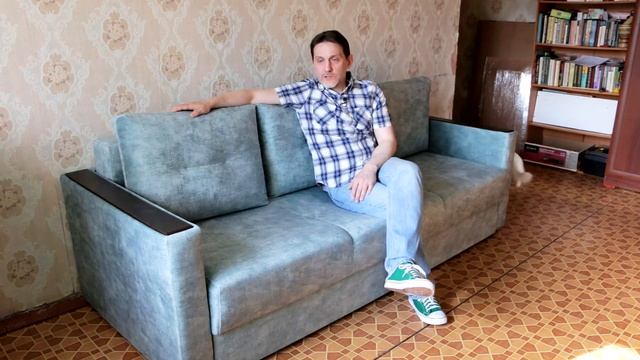 ОБЗОР ДИВАНА С МЕХАНИЗМОМ "ЕВРОКНИЖКА" / КАКУЮ ТКАНЬ ВЫБРАТЬ ДЛЯ ДИВАНА, ЕСЛИ В ДОМЕ КОШКА смотреть онлайн