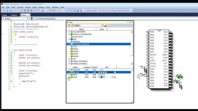 Программирование микроконтроллеров avr Урок 5 "Atmega" смотреть онлайн